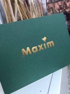 geboortekaartje Maxim